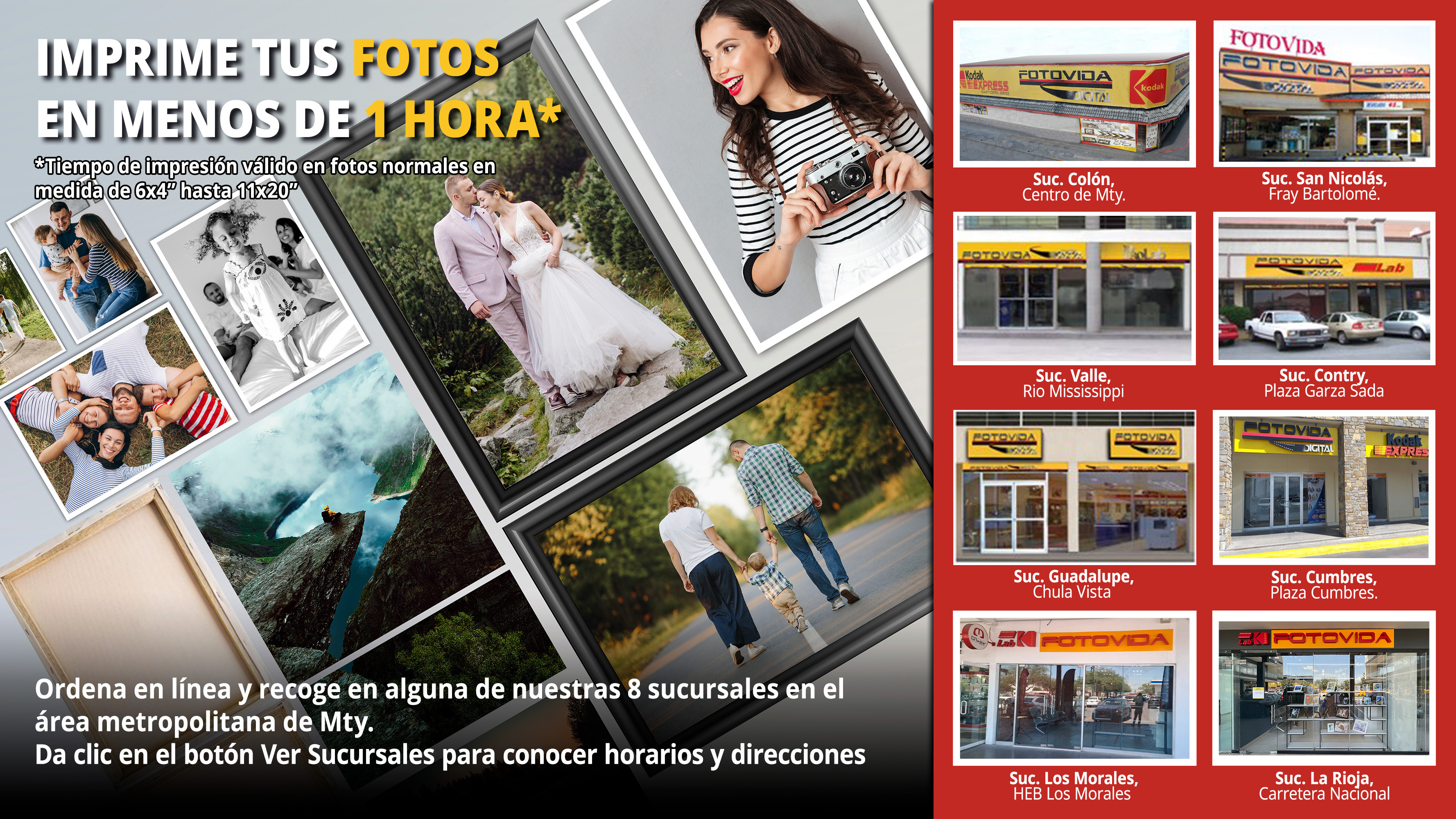 Impresión de fotos en Fotovida