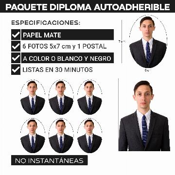 TOMA FOTOGRAFIA DE DIPLOMA AUTOADHERIBLE