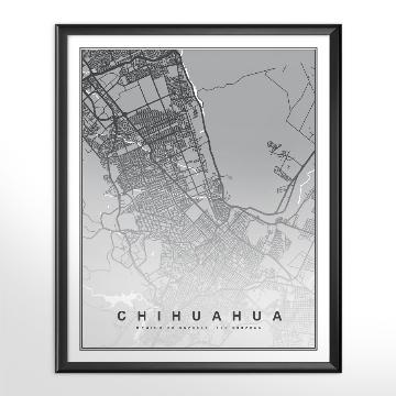 Cuadro Mapa de Chihuahua
