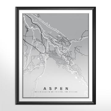 Cuadro Mapa de Aspen