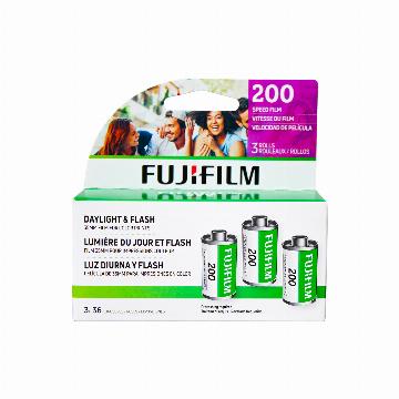 Rollo Fotografico Pelicula Fujifilm ISO 200 36exp 35mm 3 pzas
